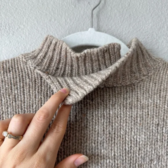 Vintage Eileen Fisher Merino Wool Sweater Mock Neck - Picture 9 of 9